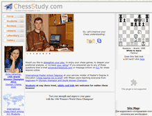 Tablet Screenshot of chessstudy.com